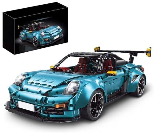 Technik Auto für Porschor GT2 RS, 1:8 Groß Auto Modellbausatz, 3389-tlg Klemmbausteine Technik Auto MOC Bauset, Kompatibel mit Porschor Technik Auto von Auforua