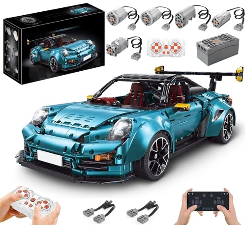 Technik Auto für Porschor GT2 RS, Mit Motoren Set, 1:8 Groß Automodell Bausatz, 3389 Teile Klemmbausteine Auto MOC Set, Kompatibel mit Porschor Technik Technik Auto für Porschor GT2 RS, Mit Motoren Set, 1:8 Groß Automodell Bausatz, 3389 Teile Klemmbausteine Auto MOC Set, Kompatibel mit Porschor Technik von Auforua