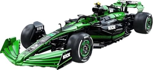 Technik F1 Auto für Kick Sauber F1 Team C44 2024, 1:8 Groß Automodell Bausatz, 2553 Teile Klemmbausteine Formula 1 Auto MOC Set mit Bedruckte Steine, CADA C64010W, Mit Originalkarton Technik F1 Auto für Kick Sauber F1 Team C44 2024, 1:8 Groß Automodell Bausatz, 2553 Teile Klemmbausteine Formula 1 Auto MOC Set mit Bedruckte Steine, CADA C64010W, Mit Originalkarton von Auforua