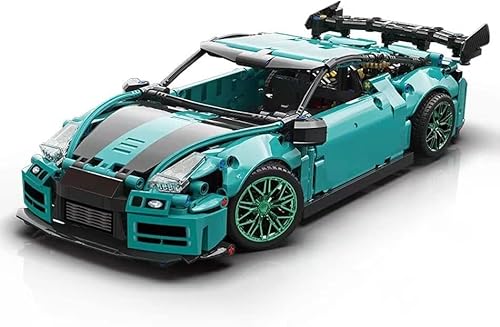 Technik Rennauto Bausteine für Nisan-GTR, 1:14 Klein Auto Modellbausatz, 1100 Teile MOC Klemmbausteine Bausatz Kompatibel mit Technik Nissan GTR Technik Rennauto Bausteine für Nisan-GTR, 1:14 Klein Auto Modellbausatz, 1100 Teile MOC Klemmbausteine Bausatz Kompatibel mit Technik Nissan GTR von Auforua