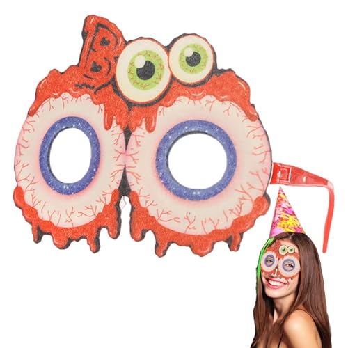 Aufquwk Halloween-Cosplay-Brille,Halloween-Fotobrille - Brillen Foto Requisiten Zubehör Niedlich,Partyzubehör, Kostümzubehör, Partygeschenkgläser für Kinder und Erwachsene von Aufquwk