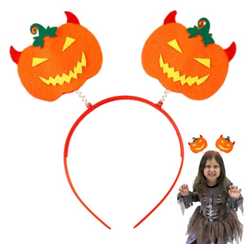 Aufquwk Halloween-Stirnbänder für Frauen,Halloween-Stirnbänder für Damen,Haarschmuck Lustige Kopfbedeckung Halloween Cosplay - Selbstklebende Halloween-Dekorationen, Partygeschenke, Haarreifen für von Aufquwk