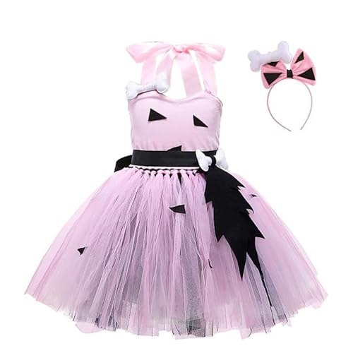 Aufquwk Halloween-Tüllkleid für Mädchen, Kleinkind-Halloween-Tutu-Kleid - Party-Outfit Halloween-Kleid - Prinzessinnenkleid ärmellos, Halloween-Kostüm-Partykleider für Rollenspiele auf der Bühne von Aufquwk