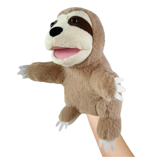 Aufquwk Handpuppen für Kinder,Plüschtierpuppen - Geschichtenerzählende Handpuppen Kinderplüschtiere - Realistische Tierpuppen, interaktives Kleinkindspielzeug für Bühnenaufführungen, von Aufquwk