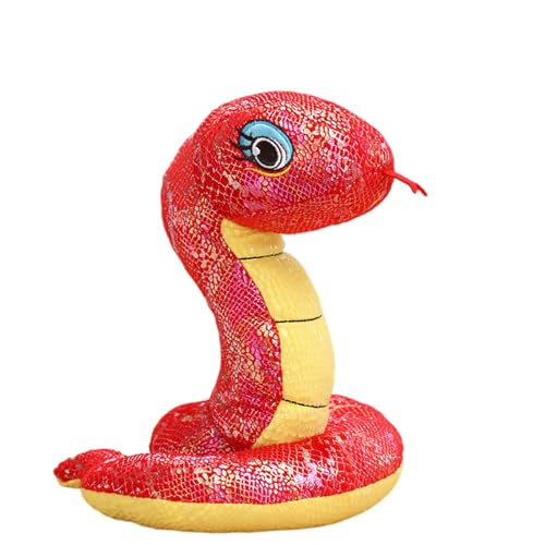Aufquwk Jahr des Schlangenplüschs,Paillettenschlangenplüsch | Plüschschlangen mit farbwechselnden Pailletten,Schlangen-Stofftier für Kinder, Kinder, Weihnachtsfeier, Geburtstagsparty-Dekoration von Aufquwk