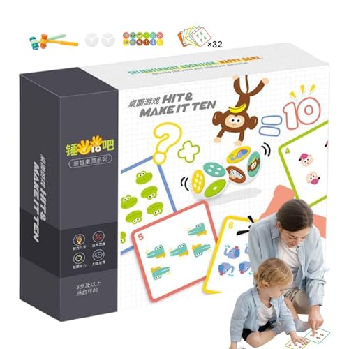 Aufquwk Mathe-Additionsspielzeug, Additions-Lernspielzeug | Mathe-Ergänzungsspielzeug für Kinder - Kreatives Mathematik-Bildungsspielzeug für Kinder, pädagogisches Arithmetik-Additionsspielzeug für von Aufquwk