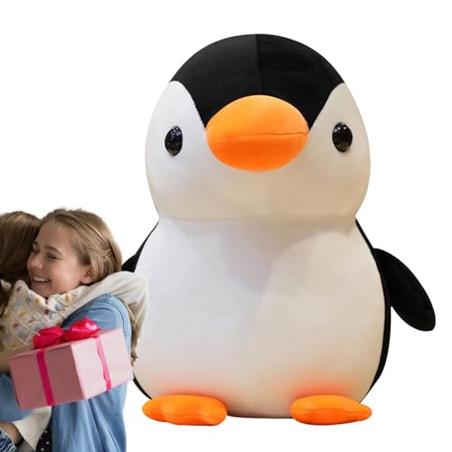 Aufquwk Pinguin-Plüschtier,Pinguin-Stofftier - 13,7 Zoll Kuschelpuppe - Weiches Pinguinspielzeug, Schlafbegleiter für Kinder und Erwachsene, Heimdekoration von Aufquwk