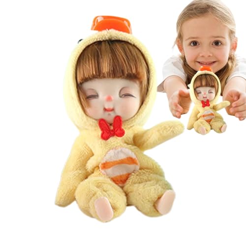 Aufquwk Wiedergeborene Babypuppen, Babypuppenspielzeug, Bewegliche Actionfiguren-Anziehpuppen, Innovative bewegliche Gelenkpuppenbabys, Spielzeugpuppen für Kinder und Erwachsene von Aufquwk