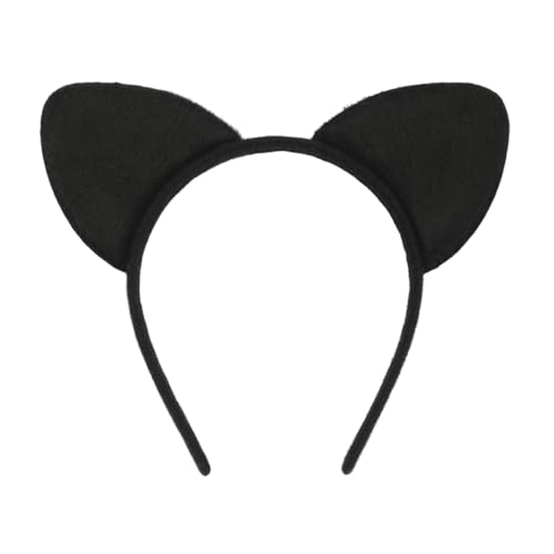 Katzenohren Haarreif, Katzenohren Stirnband für Kinder Erwachsene Katzenkostüm Zubehör, Cat Ears Headband, Katzen Kostüm Haarschmuck Tier Haarbänder für Mädchen Damen Karneval Fasching Party Cosplay von Augesak