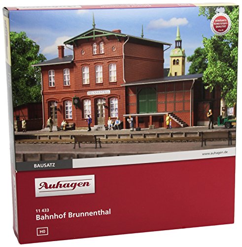 Auhagen 11433 11433-Bahnhof Brunnenthal, bunt, Medium von Auhagen