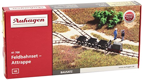 Auhagen 41700 41700-Feldbahnset-Attrappe, Modelleisenbahn Zubehör, bunt, One Size von Auhagen