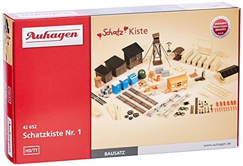 Auhagen 42652 26522 42652-Schatzkiste, Modelleisenbahn Zubehör, bunt, M von Auhagen