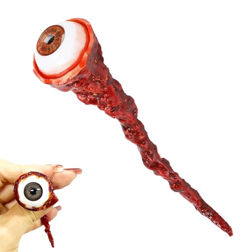 Gefälschte Augäpfel Auirshiky Halloween Dekoration Halloween Severed Eyeball Dekoration Realistischer Augapfel Für Halloween Für Spukzimmer Vampir Streich Requisiten Halloween-Horror-Requisiten (B) von Auirshiky