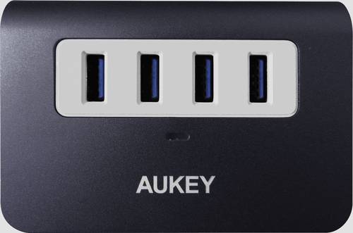 Aukey CB-H5 4 Port USB 3.2 Gen 1-, USB 2.0-Kombi-Hub Grau-Weiß von Aukey