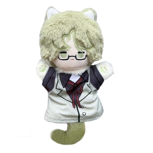 Aulande Bungo Stray Dogs Anime Kissenfigur Nakahara Chuuya/Dazai Osamu, weiches Kissen, Cartoon-Anime-Figuren, 25 cm (Kunikida Doppo) von Aulande