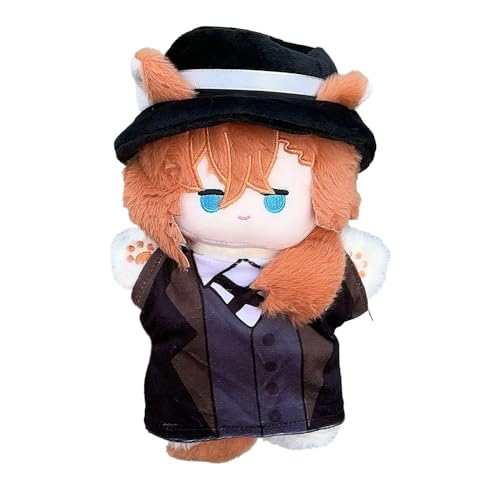 Aulande Bungo Stray Dogs Anime Kissenfigur Nakahara Chuuya/Dazai Osamu, weiches Kissen, Cartoon-Anime-Figuren, 25 cm (Nakahara Chuuya) von Aulande