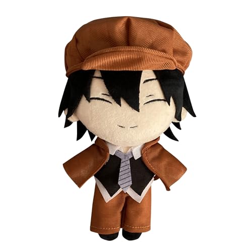 Aulande Bungo Stray Dogs Plushies Anime Nakajima Atsushi Cartoon Soft Plush Cute Stuffed Anime Peripherie Gift Collectible for Girls and Boys (Edogawa Rampo) von Aulande