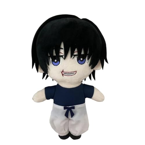 Aulande Gojo Satoru Plüschtiere Anime Geto Suguru, weicher Plüsch, niedlich, gefüllt, Anime, Peripheriegeschenk, Sammlerstück für Mädchen und Jungen (Fushiguro Toji, 25 cm) von Aulande