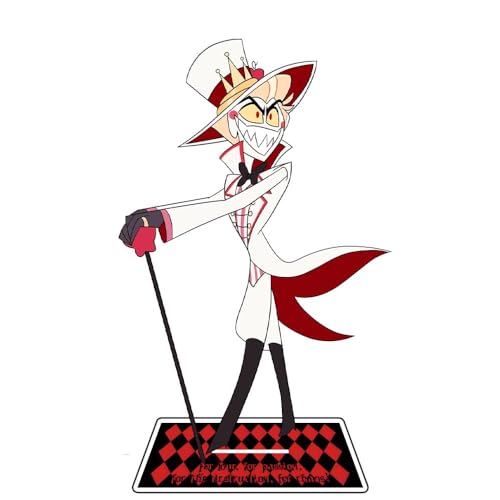 Hazbin Hotel Anime Figur Acryl Ständer Alastor/Angel Dust/Charlie Morningstar/Vaggie Model Statue Desktop Display Standing Figuren (Typ 11, 16 cm) von Aulande