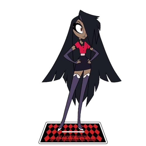 Hazbin Hotel Anime Figur Acryl Ständer Alastor/Angel Dust/Charlie Morningstar/Vaggie Model Statue Desktop Display Standing Figuren (Typ 8, 16 cm) von Aulande