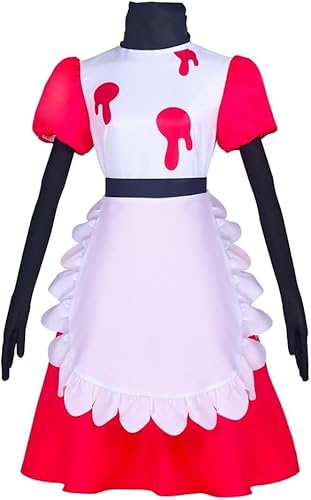 Hazbin Hotel Cosplay Kostüm Anime Charakter Cosplay Komplettes Set Uniform Halloween Karneval Dress Up Party (B, L) von Aulande