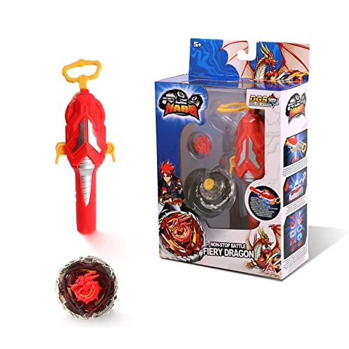 INFINITY NADO Kreisel für Kinder Metall Spielzeug Jungen, Battle Tops Kreisel Launcher Spielzeug, Spinning Tops Jungen ab 5 6 7 8 9 10 11 12 Jahre, Non-Stop Battle Fiery Dragon von Infinity Nado