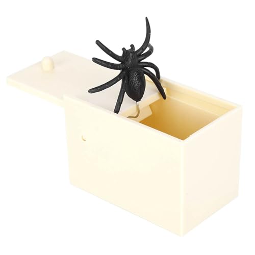 Aumotop Gefälschte Spinnenbox, Lustiges Trick-Streich-Spielzeug, Halloween von Aumotop