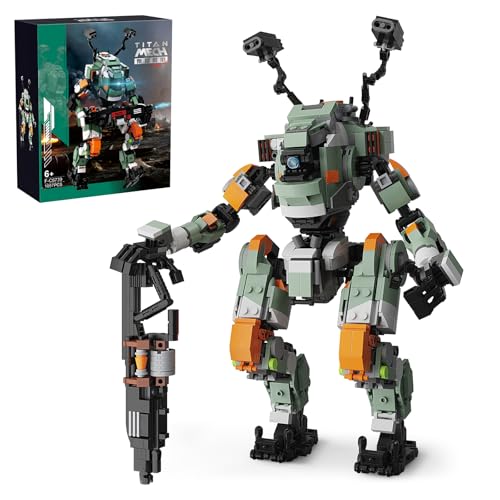 BT-7274 Titan Mech Roboter Bauset, Vanguard-Klasse Spiel Mech Action Figur Bausteine Set, Kompatibel mit Lego, Coole Roboter Spielzeug Geschenk für Fans Jungen Kinder Geburtstag Weihnachten (1057PCS) von Aundblock