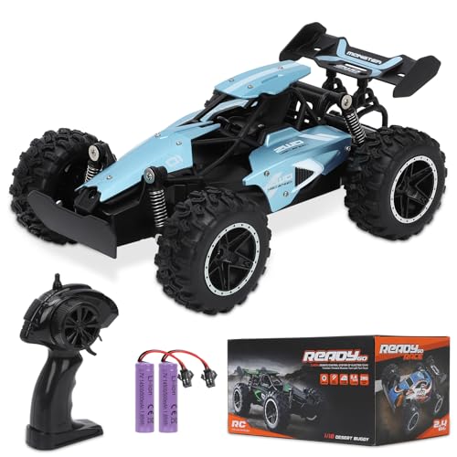 Ferngesteuertes Auto,2.4GHz RC Auto 1:18 Proportional RC Buggy 2WD 29KM/H All Terrain Offroad Monster RC Truck, RC Truggy RTR Geländegängig ferngesteuertes Spielzeug für Kinder und Erwachsene von Aunguuk