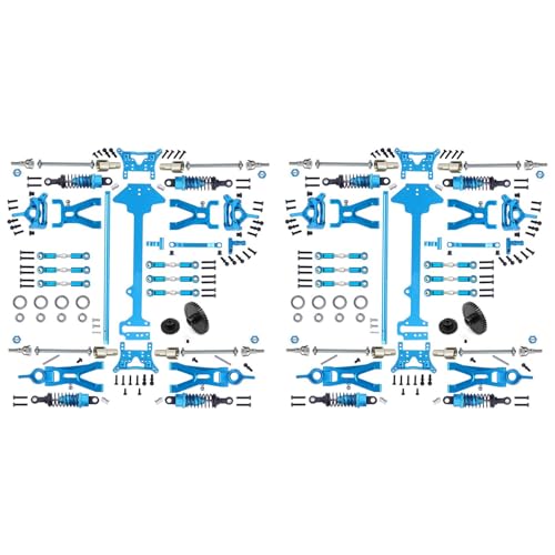 AuntYou 2 Set Komplettes Upgrade-Ersatzteil-Kit für A959 A969 A959-B A969-B A979-B K929-B 1/18 RC-AutoersatzzubehöR, B. von AuntYou