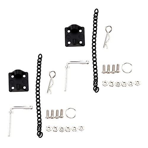 AuntYou 2X 1/10 Rc Rock Kriecher Metall Abschlepp SchäKel AnhäNger Haken FÜR Axial Scx10 90046 Cc01 D90 D110 von AuntYou