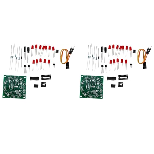 AuntYou 2X DIY Kits Elektronisches Dreh Modul Rad Drehteller Fortune Analog Lottery Tumbler Suite 3-5 V Spaß Elektronische Produktion von AuntYou