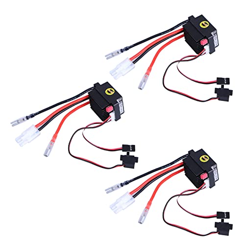 AuntYou 3X Rc ESC 320A 6-12V Gebürsteter ESC Drehzahl Regler mit 2A BEC für RC Boot U6L5 von AuntYou