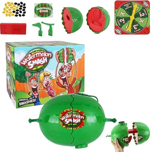 Wassermelonen-Smash-Spiel, Wassermelonen-Spielzeug „Knack das nicht“, Wassermelonen-Smash-Challenge-Spiele für den Familienspielabend, lustiges Wassermelonen-Spiel für die Eltern-Kind-Interaktion(1 pi von Auosxny