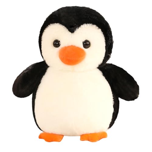 Aurasky Pinguin Kuscheltier Süß, Plüschtier Pinguin 23cm, Pinguin Stofftier zum Kuscheln & Spielen, Plüschpinguin Kissen Puppe Geschenk für Fans Kinder Mädchen Jungen(Schwarz) von Aurasky