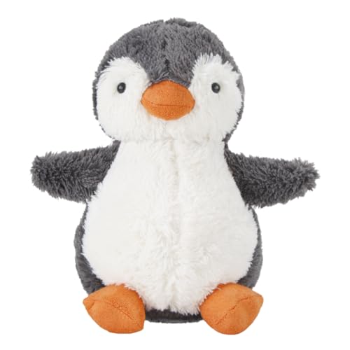 Aurasky Pinguin Kuscheltier Süß, Plüschtier Pinguin 23cm, Pinguin Stofftier zum Kuscheln & Spielen, Plüschpinguin Kissen Puppe Geschenk für Fans Kinder Mädchen Jungen(Grau) von Aurasky