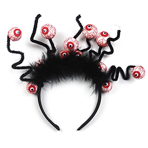 Aurgiarme Augapfel Stirnband Halloween Kostüm Cosplay Haarband Foto Requisiten Party Favor Cosplay Kostüme Haarschmuck Halloween Haarreifen von Aurgiarme