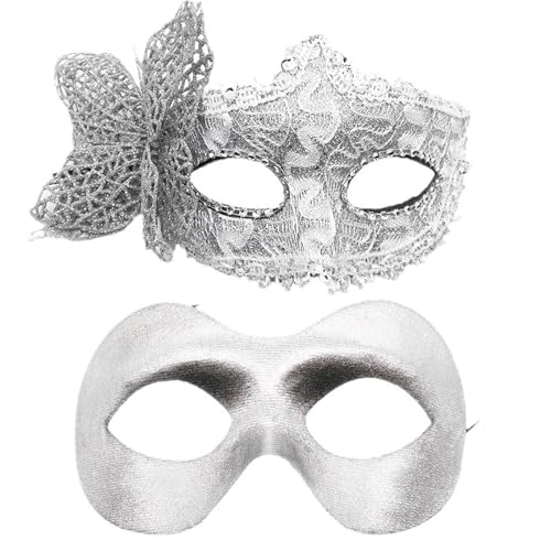 Aurgiarme Ein Paar schwarze Party mit eleganten Schmetterlings-Details, einzigartige Stile, Schmetterlingsseite verziertes Maskeraden-Accessoire von Aurgiarme