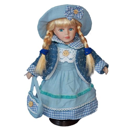 Aurgiarme Elegante Viktorianische Porzellanpuppe Mit Prinzessinnenkleid Heimdekoration 30 cm Große Für Kinder von Aurgiarme