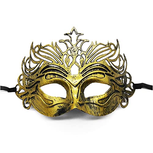 Aurgiarme Leichte Herren-Party-Maske, Damen-Maske, Halloween-Party-Maske, Halbgesichtsmaske für Karneval, Cosplay, Herren-Maske, Damenmaske, Halbgesichtsmaske, Party-Maske von Aurgiarme