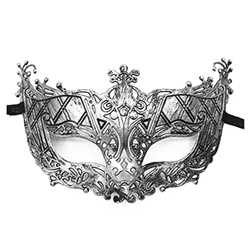 Aurgiarme Leichte Herren-Party-Maske, Damen-Maske, Halloween-Party-Maske, Halbgesichtsmaske für Karneval, Cosplay, Herren-Maske, Damenmaske, Halbgesichtsmaske, Party-Maske von Aurgiarme