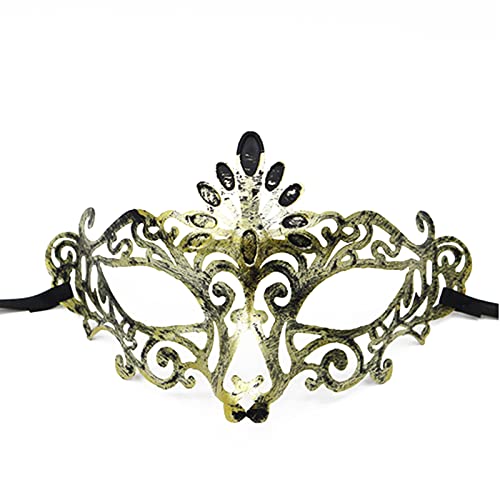 Aurgiarme Leichte Herren-Party-Maske, Damen-Maske, Halloween-Party-Maske, Halbgesichtsmaske für Karneval, Cosplay, Herren-Maske, Damenmaske, Halbgesichtsmaske, Party-Maske von Aurgiarme