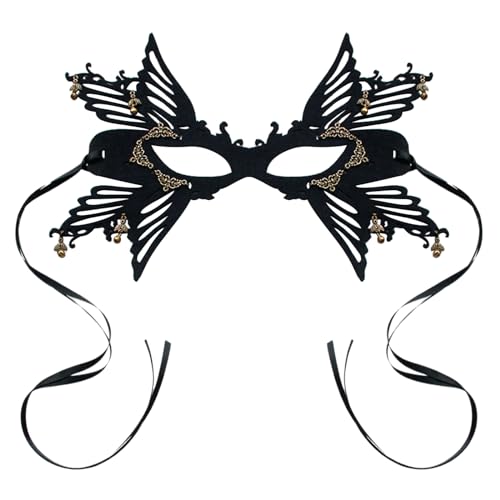 Aurgiarme Maskeraden für Damen, Karneval, Abschlussball, Venezianer, Halloween-Party, Verkleidung, Partyzubehör von Aurgiarme