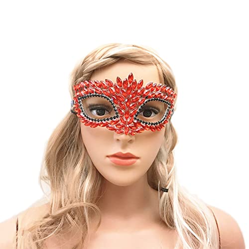 Aurgiarme Modischer Damen-Maskerade, zartes Temperament, Party-Schmuck, Maskerade, halbes Gesicht mit Schleifenband, Cosplays von Aurgiarme