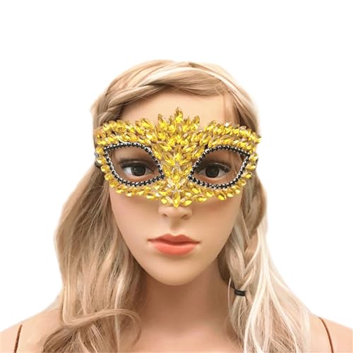 Aurgiarme Modischer Damen-Maskerade, zartes Temperament, Party-Schmuck, Maskerade, halbes Gesicht mit Schleifenband, Cosplays von Aurgiarme