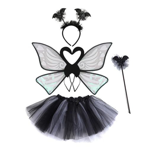 Aurgiarme Traumhafte Feenprinzessinnen Schmetterlingsflügel Stirnbänder Tutus Geburtstag Party Halloween Cosplay Kostüme Requisiten von Aurgiarme