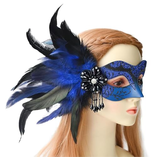 Maskerade für Damen und Herren, Party, Ball, Abschlussball, Hochzeit, Wanddekoration, Karneval, Kostüme, Cosplay von Aurgiarme