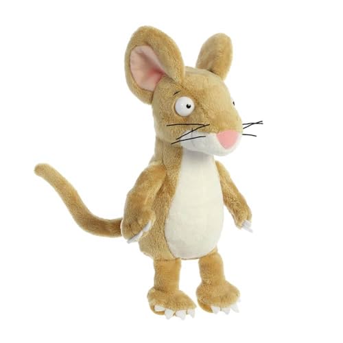 Aurora World Gruffalo The Aurora, Offizieller Merchandise, 12618, Der Grüffelo-Maus, 18cm, Plüschtier, Braun und Weiß von Aurora