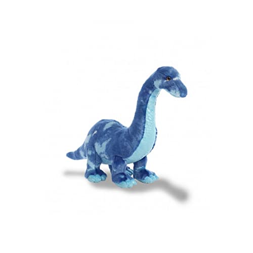 Aurora World 32119 Dinosaurier Peluche, blau, 39 cm von Aurora