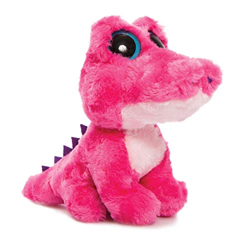 Aurora World 60211 - YooHoo and Friends Smilee Alligator, 12.5 cm, hot pink von Aurora